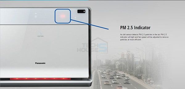 Đèn báo bụi mịn trên F-PXL45A
